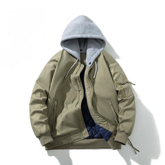 Mens Vintage Jackets Baseball Jacket Cotton Jacket Couple Flight Jacket