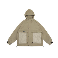 Unisex Jacket Retro Hooded Sports Jacket Men's Loose Outdoor Outdoor Jacket Coat