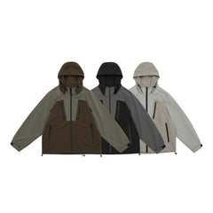 Unisex Jacket Shell Jacket Men's and Women's Functional Hooded Jacket Sports Jacket