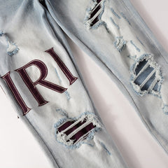 Amiri Jeans Embroidered Slim #1301