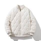 Men Vintage Jackets Loose rhombus cotton-padded baseball jacket jacket jacket