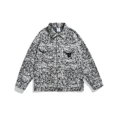 Unisex Jacket Vintage Loose Top Jacket