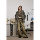 Unisex Jacket Retro Baggy Coat