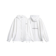Unisex Jacket Loose Hooded Breathable Sun Protection Clothing Summer Thin Jacket Jacket