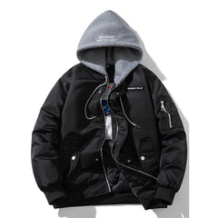 Mens Vintage Jackets vintage jacket loose trend baseball jacket padded flight suit