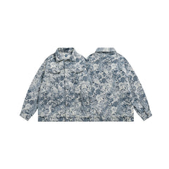 Unisex Jacket Denim Jacket Men and Women Loose Couple Coat