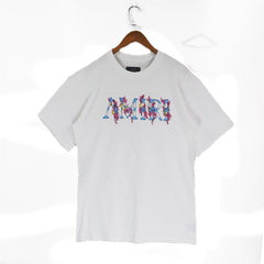 Amiri T Shirt Color Letter Printing