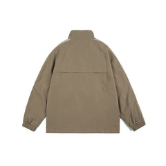 Unisex Jacket Loose Hooded Coat Men's and Women's Stand Collar Jacket