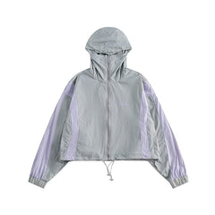 Unisex Jacket Hooded Jacket Summer Sun Protection Top Women's Short Sports Jacket