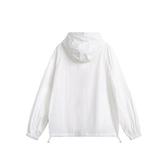 Unisex Jacket Summer Hooded Sports Jacket Men and Women Couple Top