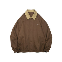 Unisex Jacket Vintage Safari Jacket Jacket Lapel Tooling Jacket Profile Baggy Coat
