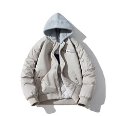 Mens Vintage Jackets Padded Jacket Baseball Jacket Embroidered Cotton Jacket