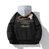 Men Vintage Jackets Baseball Jacket Flight Suit Towel Embroidered Jacket