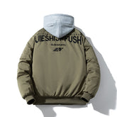 Mens Vintage Jackets Padded Jacket Autumn/Winter Embroidery Flying Suit Cotton Suit