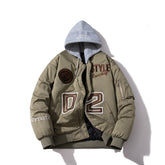 Mens Vintage Jackets Flight Suit Jacket Padded Jacket Autumn Warm Baseball Suit Cotton Suit