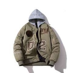 Mens Vintage Jackets Flight Suit Jacket Padded Jacket Autumn Warm Baseball Suit Cotton Suit