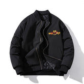 Men Vintage Jackets Autumn and Winter Padded Jacket Embroidered Baseball Suit Padded Suit Flight Suit