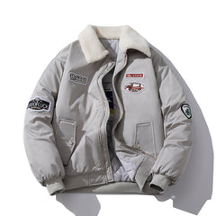 Mens Vintage Jackets Harajuku ins Loose Padded Jacket Padded Jacket