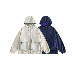Unisex Jacket Big Pocket Jacket Hooded Jacket
