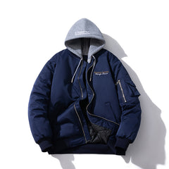 Mens Vintage Jackets Embroidered Jackets Bomber Jackets Hooded Baseball Uniforms