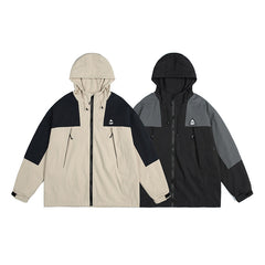 Unisex Jacket Shell Jacket Loose Hooded Coat Mechanical Style Jacket