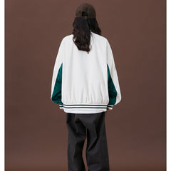 Unisex Jacket Retro Baseball Uniform Jacket Men's and Women's Loose Embroidered Jacket