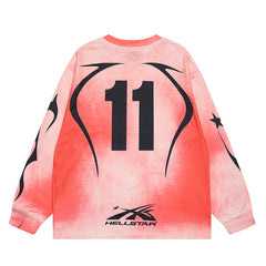 Hellstar Long Sleeve Shirts Hip-hop loose oversize