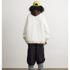 Unisex Jacket Polo Collar Jacket Baggy Coat