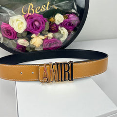 Amiri Belt Neutral belt casual with jeans shipped with box