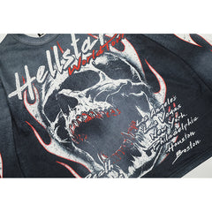 Hellstar Long Sleeve Shirts Hip-hop loose oversize