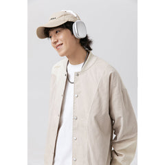 Unisex Jacket Retro Patchwork Baseball Jacket Coat