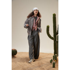 Unisex Jacket Vintage Flight Jacket Men's and Women's Loose Embroidered Jacket