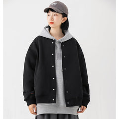 Unisex Jacket Baseball Jacket Loose Casual Jacket