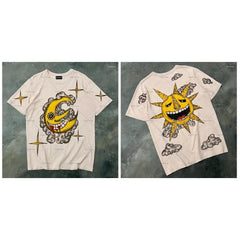 Street Unisex T-shirt Loose Casual Gothic