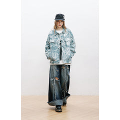 Unisex Jacket Retro Lapels Workwear Jacket for Men and Women Jacket