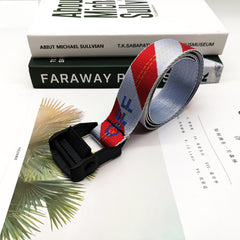 Off White Belt Webbing Canvas Belt