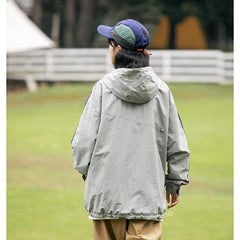 Unisex Jacket Casual Hooded Coat Men and Women Loose Jacket