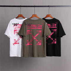 OFF White t shirt OW Arrow Tape Streetwear