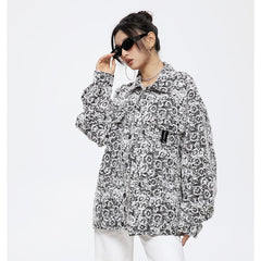 Unisex Jacket Vintage Loose Top Jacket