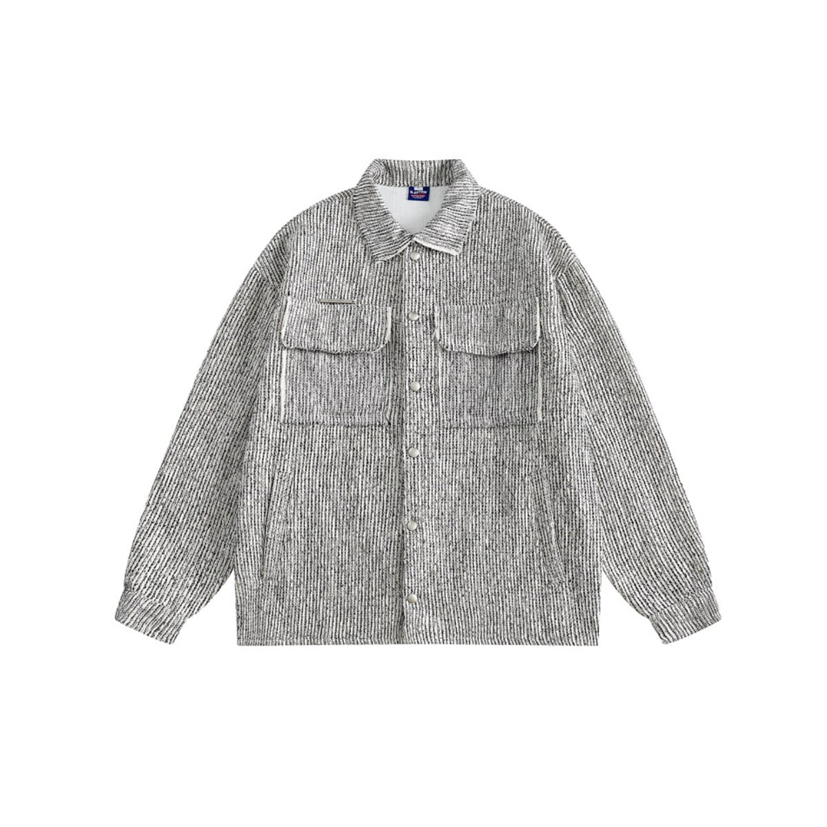 Unisex Jacket Spring and Autumn Vintage Overalls Jacket Loose Lapels Coat