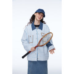 Unisex Jacket Autumn and Winter Retro Lapels Jacket Baggy Coat