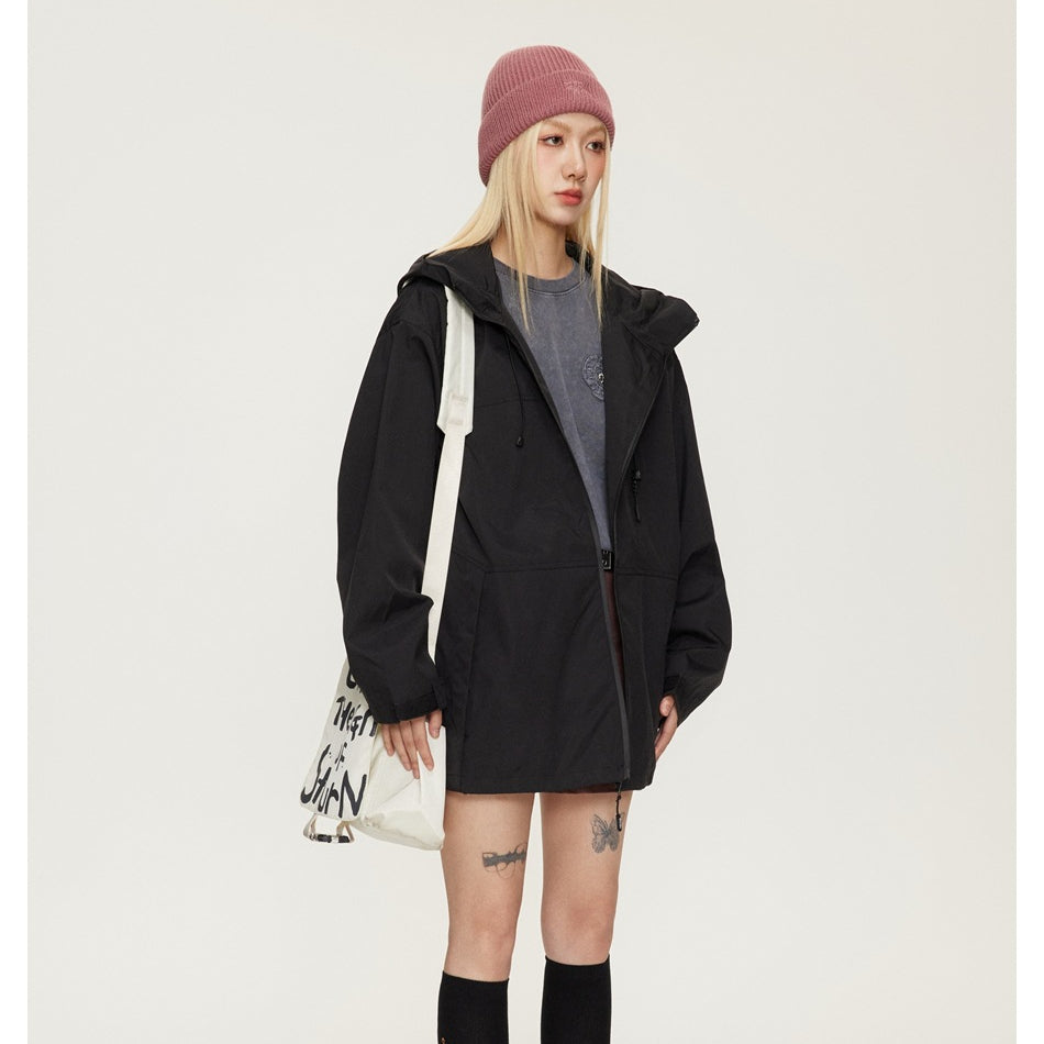 Unisex Jacket Mechanical Style Outdoor Jacket Coat Hooded Hooded Jacket