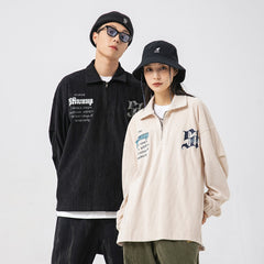 Unisex Jacket Vintage Embroidered Fashion Brand Coat for Men and Women Baggy Casual Jacket