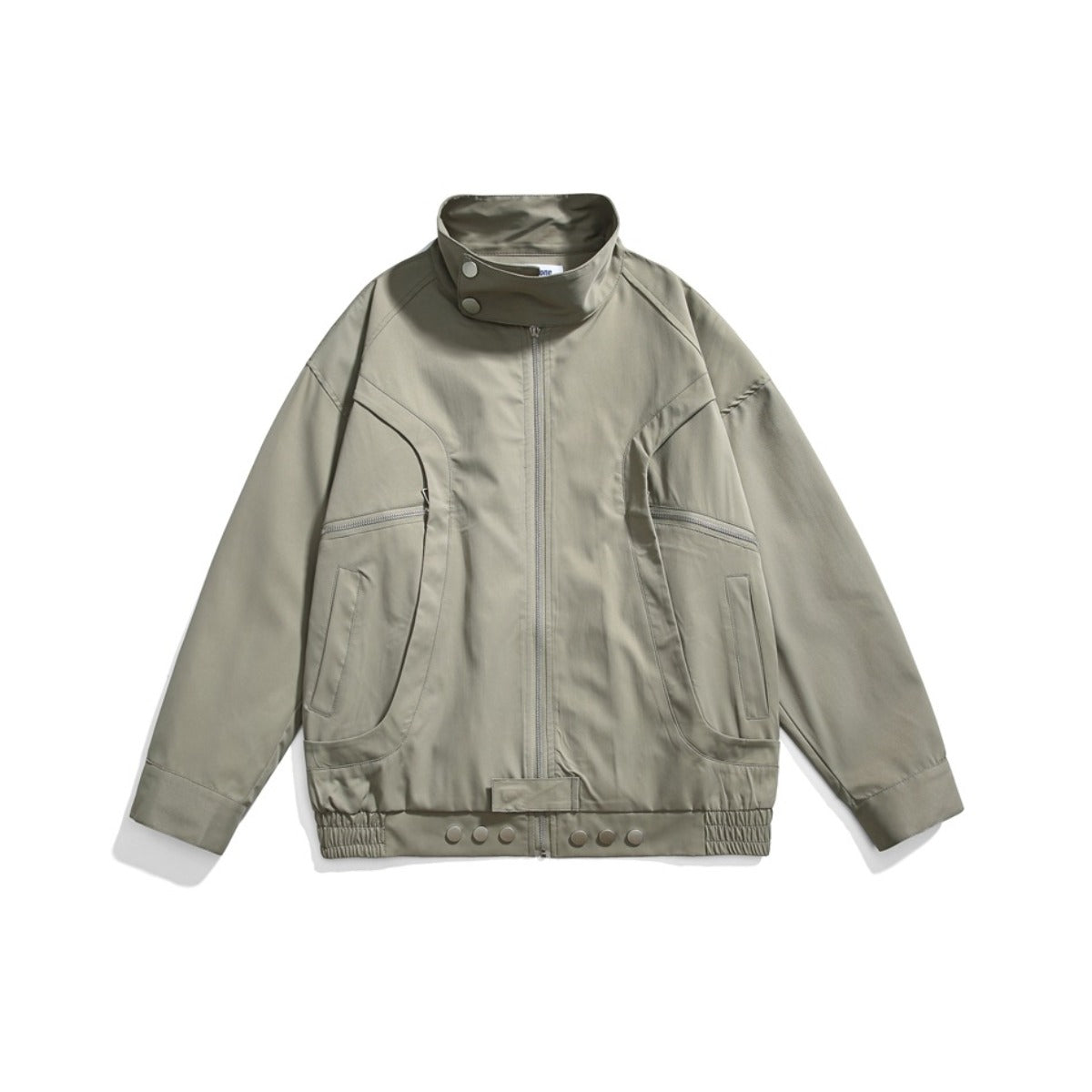 Unisex Jacket Vintage Spring and Autumn Coat Men's and Women's Casual Loose Lapel Jacket