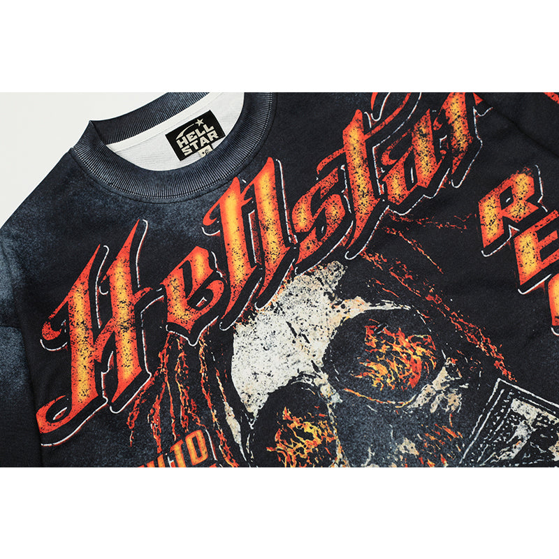 Hellstar Long Sleeve Shirts Hip-hop loose oversize