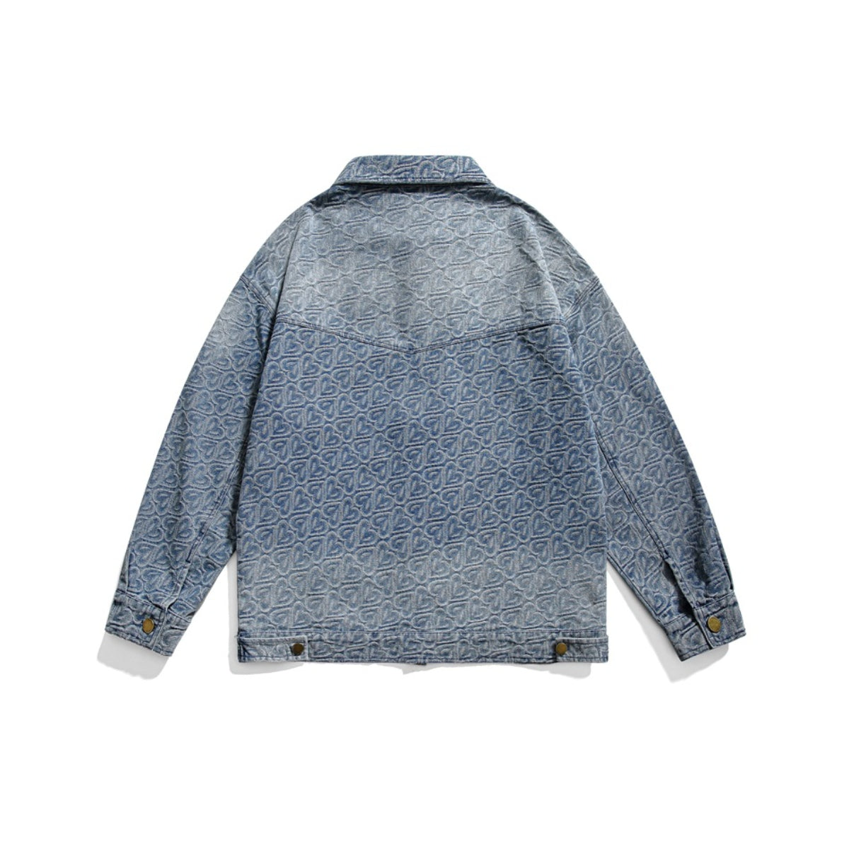 Unisex Jacket Retro Washed Overalls Men and Women Couple Loose Denim Jacket