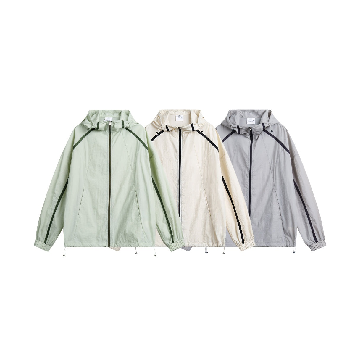 Unisex Jacket Retro Hooded Coat Jacket Sun Protection Top