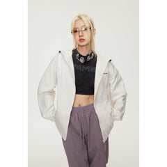 Unisex Jacket Autumn Retro Hooded Jacket for Men and Women Loose Casual Jacket