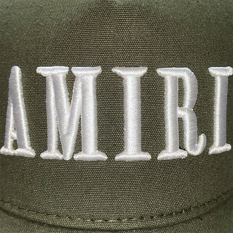 Amiri Hat Embroidered Mesh Adjustable Sun Hat