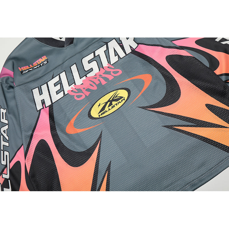 Hellstar Long Sleeve Shirts Hip-hop loose oversize